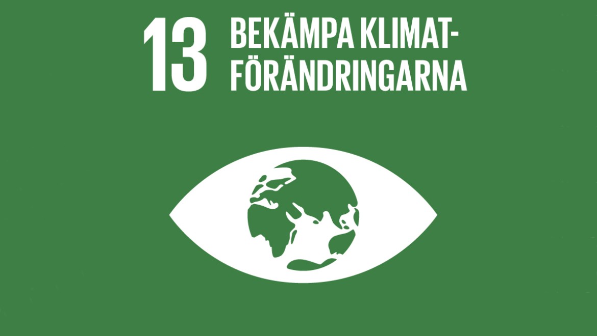 Globala målen Nr 13 "Bekämpa klimatförändringarna"